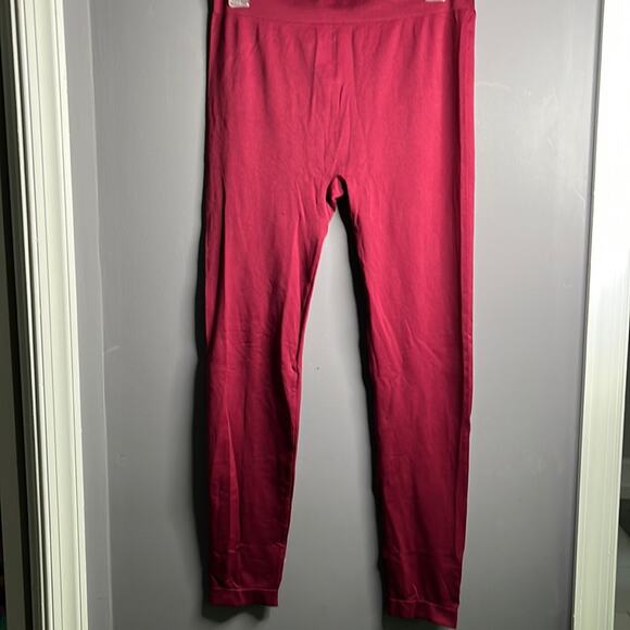 No Boundaries Maroon Leggings Size Large - Picture 1 of 6